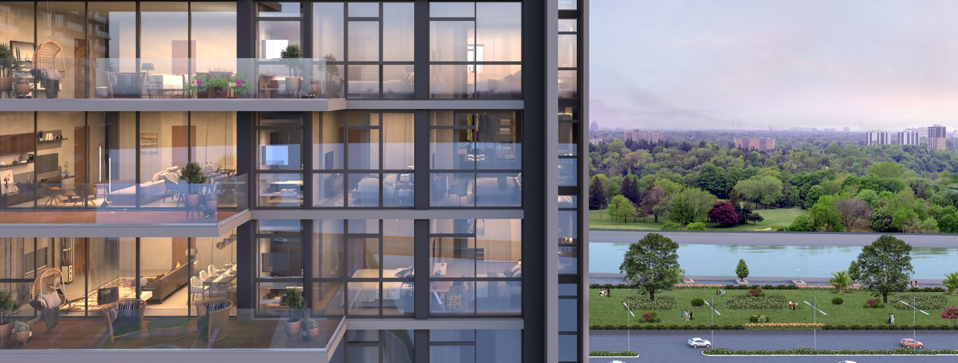 The Balmoral Riverside: Amenities