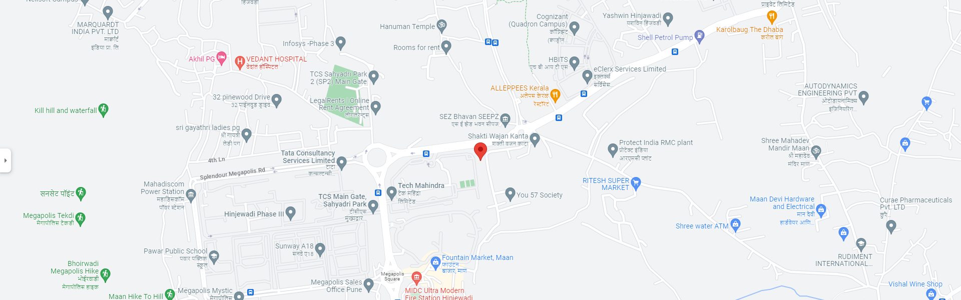 Kasturi Apostrophe Hinjawadi: Location